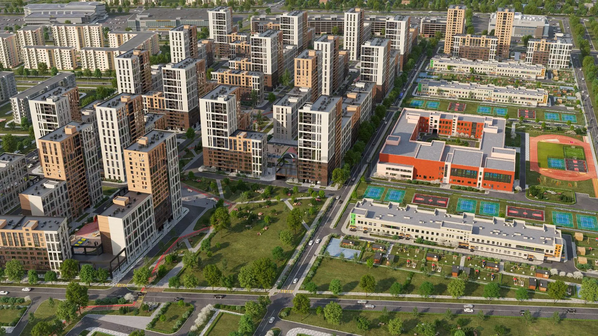 ЖК НАРОДНЫЕ КВАРТАЛЫ | фото 2 | id-17936 ЖК НАРОДНЫЕ КВАРТАЛЫ - новостройка комфорт-класса | фото 2 | id-17936