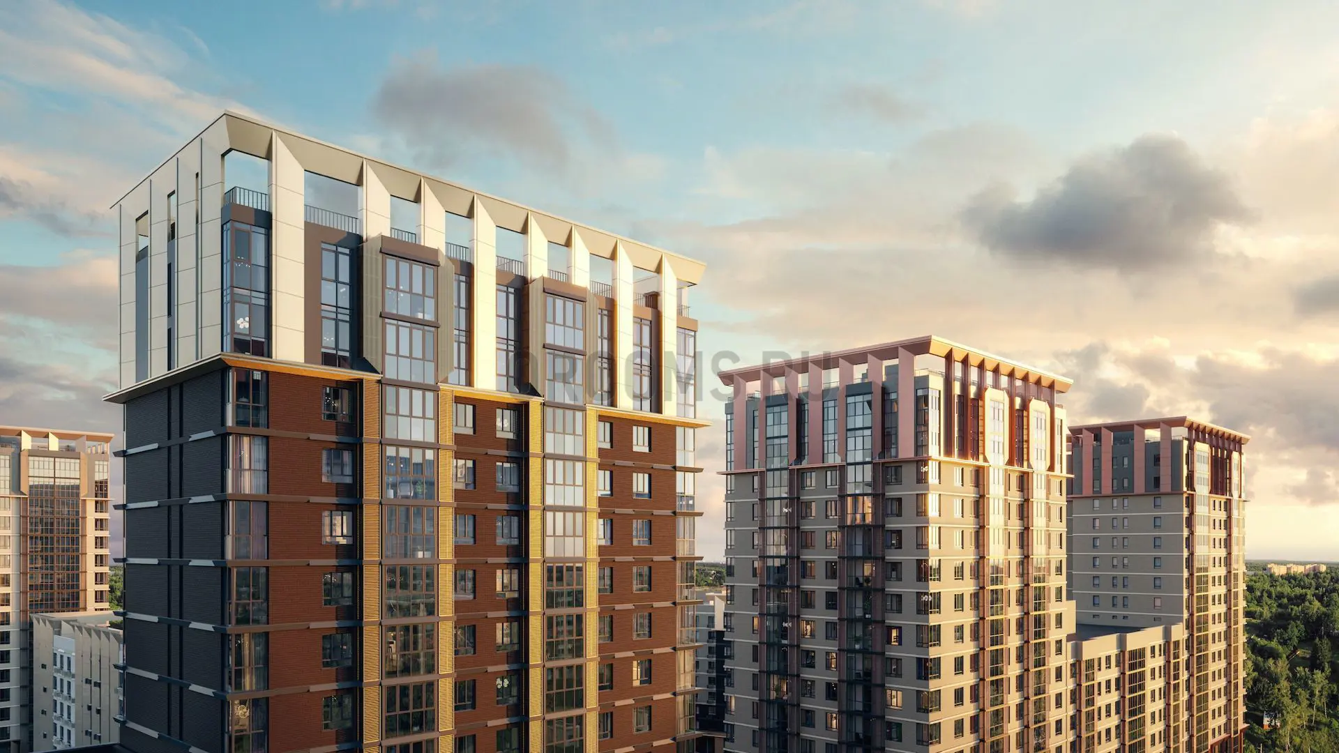 ЖК ПАРК ПОБЕДЫ - 2 | фото 8 | id-16296 ЖК ПАРК ПОБЕДЫ - 2 - новостройка комфорт-класса | фото 8 | id-16296