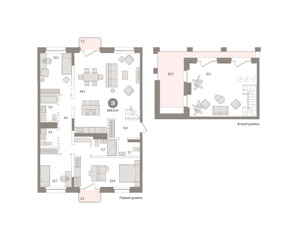 3-комн. кв. 189,9м² , 10 этаж - фото 1