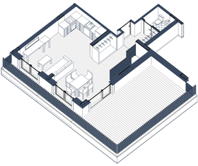 3-комн. кв. 159,3м² , 6 этаж - фото 2