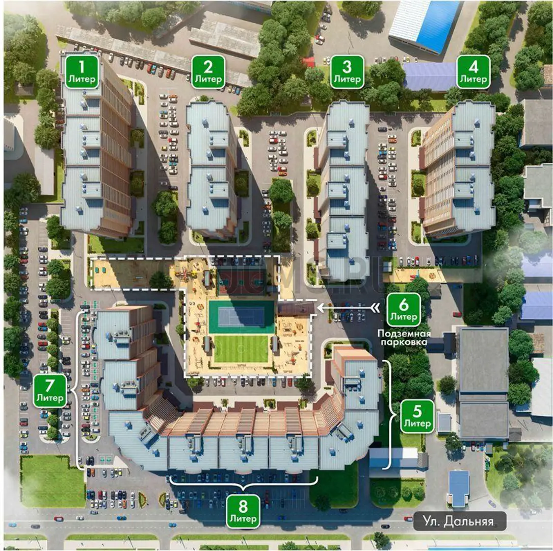 ЖК ДАЛЬНЯЯ 4 | фото 4 | id-13511 ЖК ДАЛЬНЯЯ 4 - новостройка эконом-класса | фото 4 | id-13511