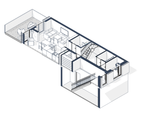 3-комн. кв. 155,7м² , 2 этаж - фото 2