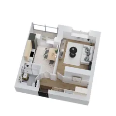 1-комн. кв. 36,9м² , 8 этаж - фото 3