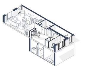 2-комн. кв. 159,5м² , 2 этаж - фото 2