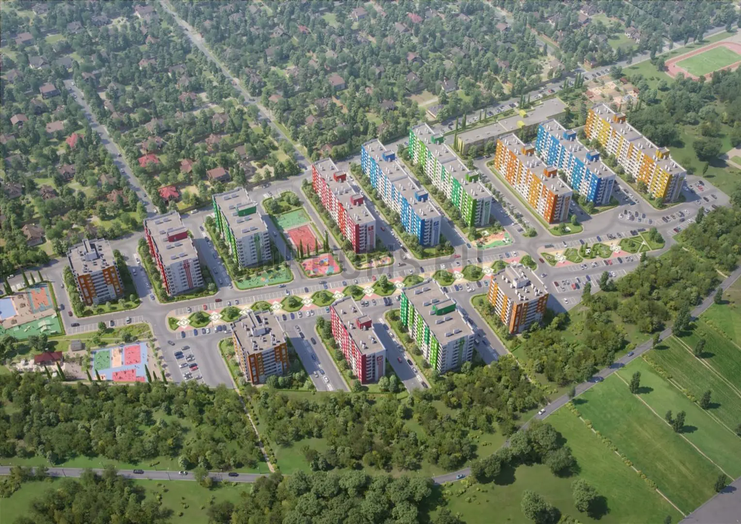 ЖК СПОРТИВНЫЙ ПАРК | фото 18 | id-14443 ЖК СПОРТИВНЫЙ ПАРК - новостройка эконом-класса | фото 18 | id-14443