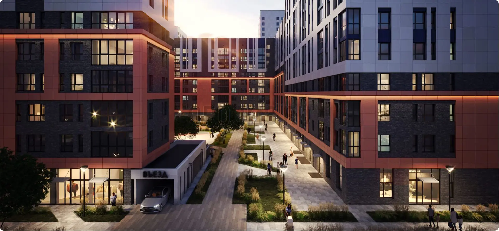 КЛУБНЫЙ КВАРТАЛ АРХИТЕКТОР | фото 7 | id-17621 КЛУБНЫЙ КВАРТАЛ АРХИТЕКТОР - новостройка комфорт-класса | фото 7 | id-17621