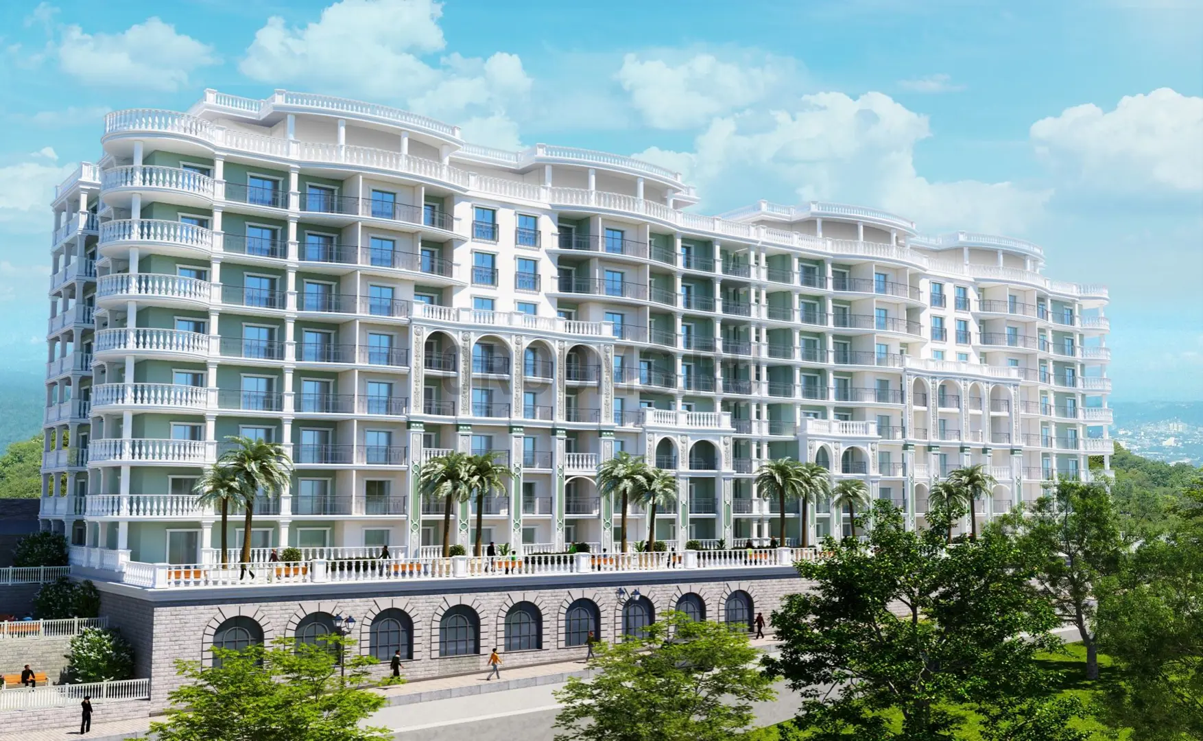 АПАРТ-ОТЕЛЬ MARINE GARDEN SOCHI | id-17726 АПАРТ-ОТЕЛЬ MARINE GARDEN SOCHI - новостройка бизнес-класса | id-17726