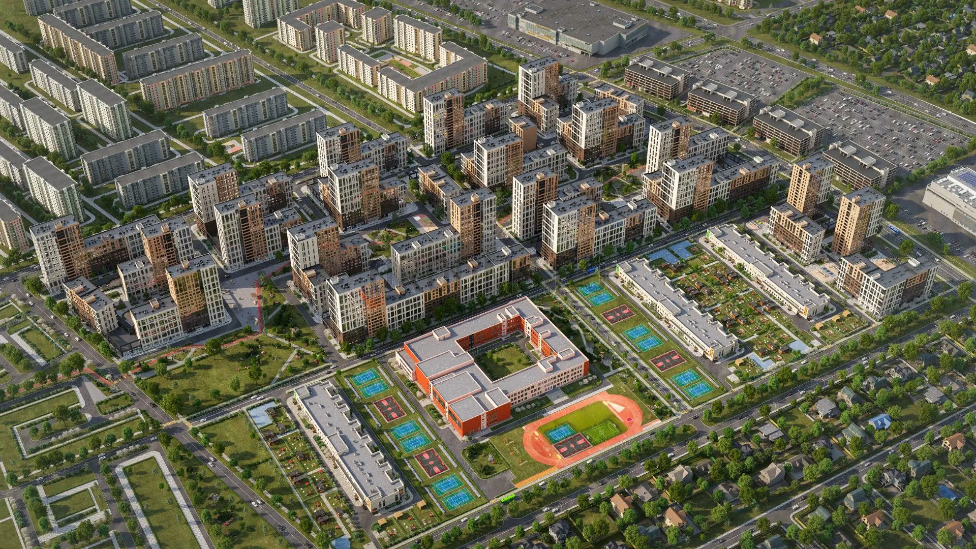 ЖК НАРОДНЫЕ КВАРТАЛЫ | фото 5 | id-17936 ЖК НАРОДНЫЕ КВАРТАЛЫ - новостройка комфорт-класса | фото 5 | id-17936